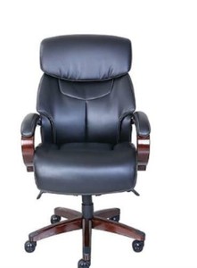 Details About La Z Boy Bradley Bonded Leather Executive Chair Black 46089 Cc