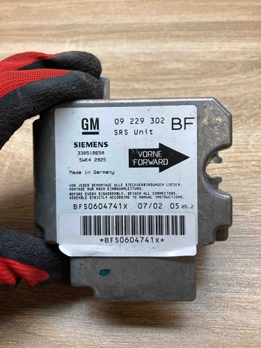 09229302 5WK42925 d'occasion Siemens Opel Vauxhall BF SRS airbag capteur de collision - Photo 5/7
