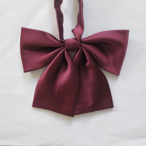 Cute Japanese School Girls JK Uniform Bow Tie Pure Colors Lolita Necktie Cosplay - Picture 9 of 16