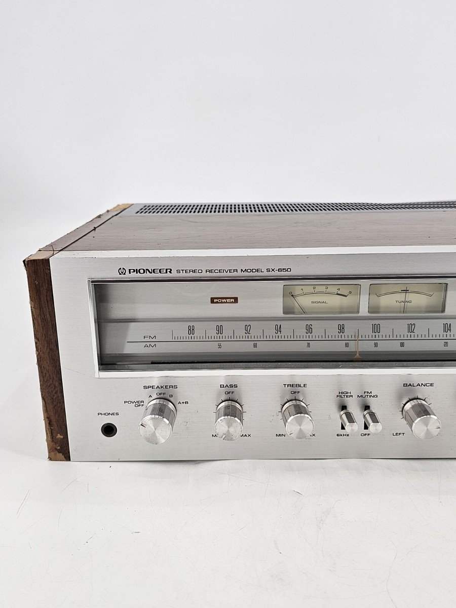 PIONEER SX-650 AM/FM STEREO RECEIVER | eBay