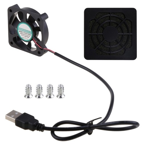 50mm Silent Cooling Fan 5V 0.1A 5010 DC Brushless Quiet for PC Computer Case - Afbeelding 2 van 9