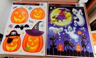 Halloween Window Clings 12" x 15" 2ea Impact Innovations USA Pumpkins Ghosts 68M