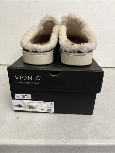 Vionic Women's Uptown Mule Peacoat Nubuck Leather - Size 10 W - Picture 6 of 7
