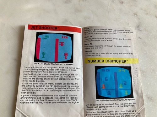 Street Racer | Atari 2600 | Solo manual (mal estado) - Imagen 4 de 5