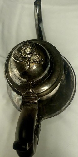 Vintage versilberte Kaffee Teekanne Kanne - Bild 2 von 9