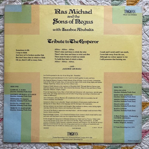 LP RAS MICHAEL AND THE SONS OF NEGUS TRIBUTE TO THE EMPEROR - Foto 3 di 4