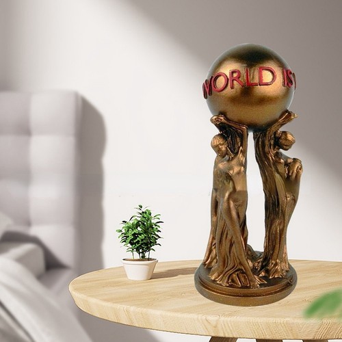 The World is Your Statue for Office Home Decoration Birthday Graduation2328 - Picture 4 of 6