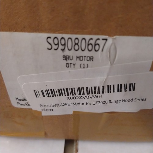 Motor Broan S99080667 para campana extractora QT2000 serie - Imagen 11 de 11