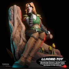 30CM tall Doric stump Resin 3d Print Model Unpainted Garage Kit Statue Figure