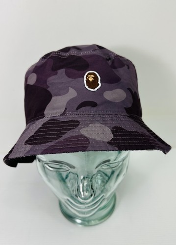 Bape Bucket Hat Camouflage Pattern  Multi-Color Casual Cap - Picture 6 of 10