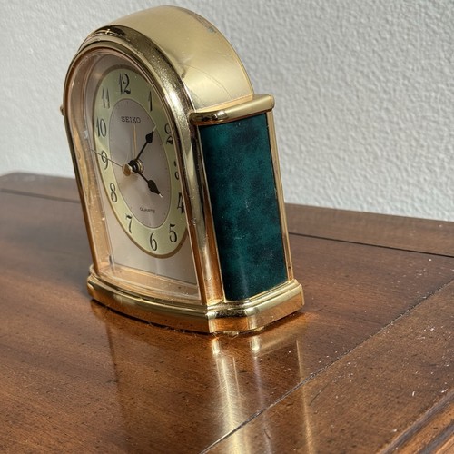 Vintage Tochigi Tokei Seiko Mini Desk Alarm Clock QEJ402 - Picture 3 of 7