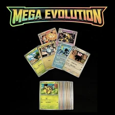 Bulk Lot Mega Evolution x30 | 2 Holo & 4 Rev Holo | No Duplicates | Pokémon TCG