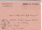 Dv106. LETTER IN FRANCHISE GENDARMERIE STRASBURG