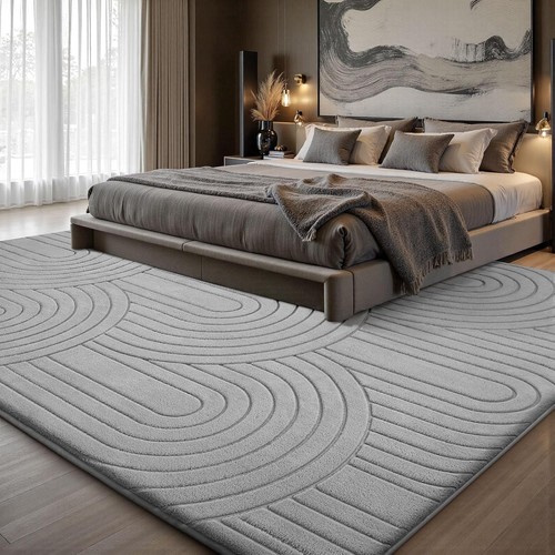 Fluffy Rugs Large Shaggy Rug Bedroom Living Room Anti Slip Soft Carpet Floor Mat - Picture 23 of 24
