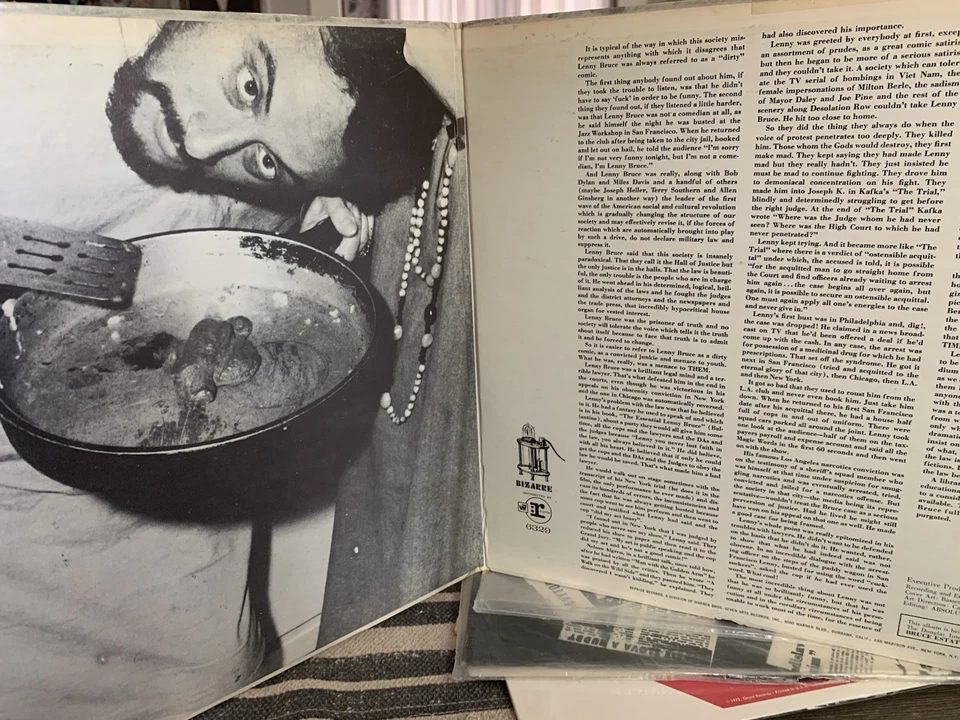 LENNY BRUCE-THE BERKELEY CONCERT-DOUBLE LP-VINYL-REPRISE BIZARRE-NM - Image 3 of 4