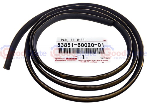Genuine Toyota LandCruiser 80 Series FJ Wheel Arch Flare Seal Adhesive Pad x4 - Picture 2 of 6
