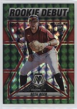 2022 Panini Mosaic Rookie Debut Green Mosaic Prizm Seth Beer #RD-19 3y1