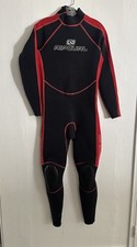 Rip curl Wetsuit for Men, 3/2mm Back Zip Full Wetsuit for Diving Swimming Large