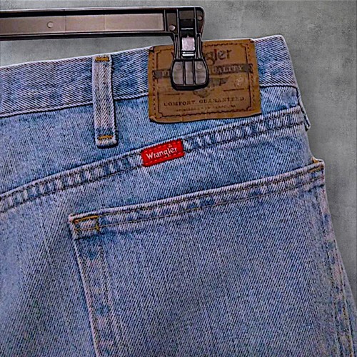Wrangler Sz 38 Reg Men's Denim Shorts, Pre Wash Blue. NS-25 - Picture 5 of 7