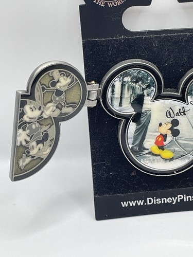 “It Was All Started With” Mouse Mickey / Walt Hinged 3D Disney Trading Pin NEW - Picture 4 of 8
