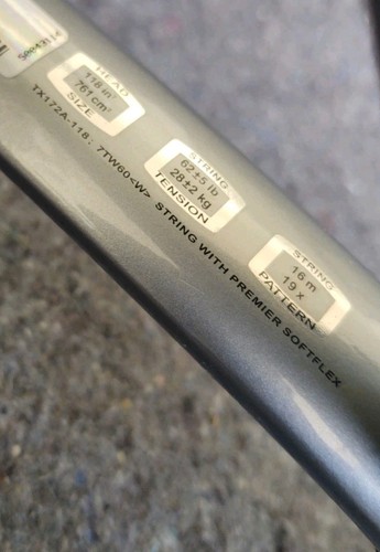 Prince Oversized 03 Speed Port Silber 118 Zoll Demo Tennisschläger & Hülle SCHÖN! - Bild 7 von 14