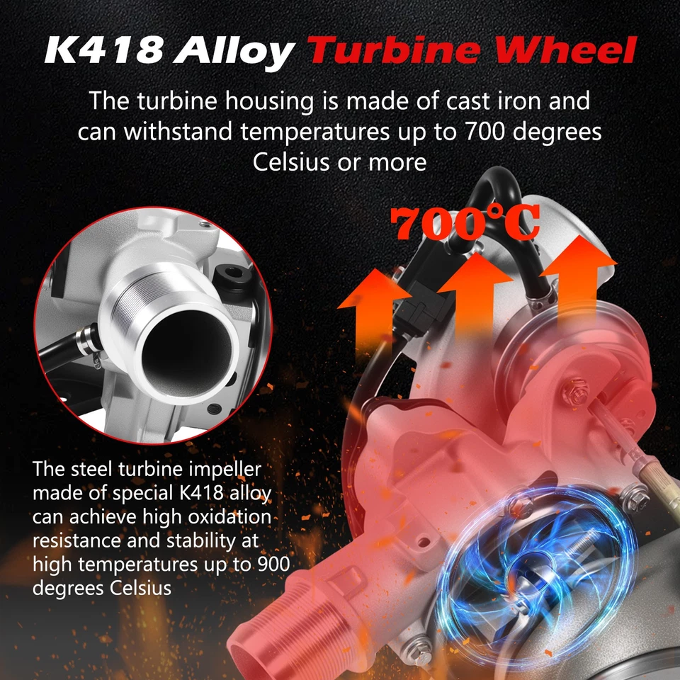 55565353 Turbo Turbocharger for Chevy Cruze Sonic Trax Buick Encore 1.4L 667-203 - Imagem 4 de 4