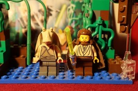 LEGO Star Wars Naboo Swamp 7121 sw0027 sw0017 sw001a 1999