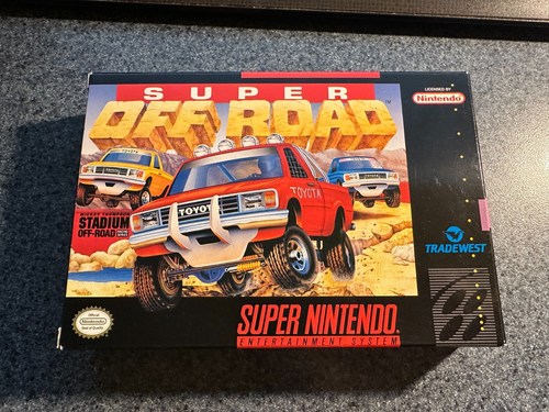 Super Off Road für Super Nintendo (SNES) CIB Komplett Top (Offroad)