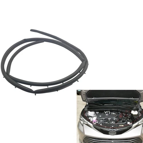 For 2021-2025 Toyota Sienna Front Engine Hood Sealing Strip Rubber Weatherstrip