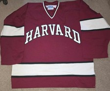Harvard University Crimson 1979 Team Issued Blank Hockey Jersey 52 Gerry Cosby
