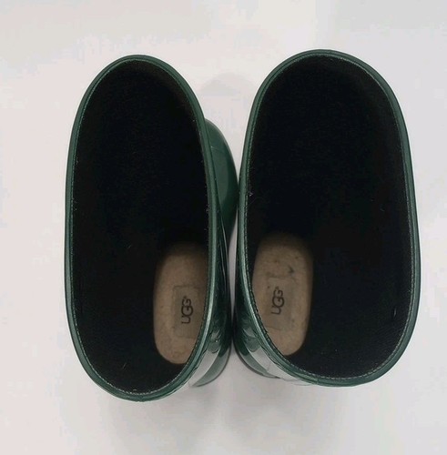 UGG Shaye Black Rubber Pull-On Waterproof Rain Boots 5 - Bild 5 von 6