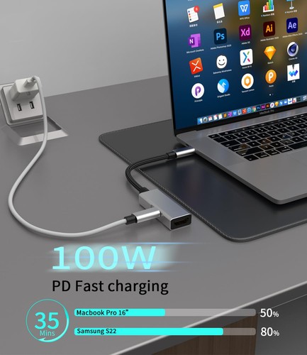 Adaptador SWITCHFLUX USB C a HDMI para iPhone 15 a TV, Adaptador AV Digital Tipo C... - Imagen 5 de 7