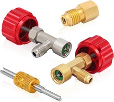 Automotive R134A Self Sealing Can Tap AC Puncture Freon Can Tap R134A Adapter