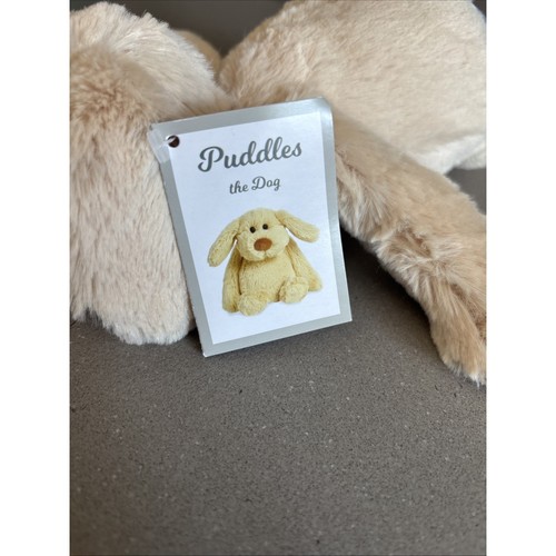 Aurora Lopsie Lulu Puddles der Hund Plüsch cremefarben klein 9 Zoll Stofftier Welpe - Bild 2 von 10