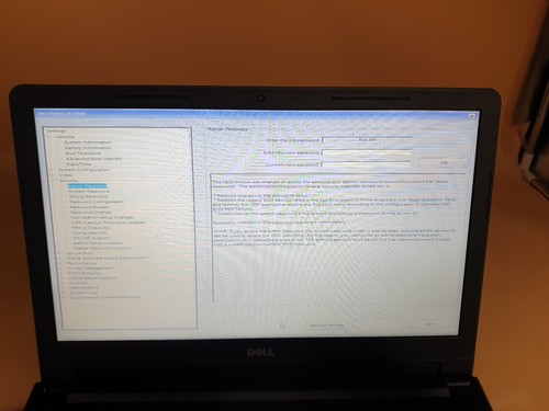 Dell Vostro  15 3568 15.6"  i3-6006U ,2.0GHZ  BIOS BOOT SL16 - Picture 7 of 11