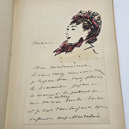 Édouard Manet 1832-1883 Lettres illustrées de Édouard Manet. Paris 1929 /300 - Foto 17 di 24