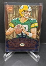 2012 Crown Royale Nfl Regime Blue #20/25 Aaron Rodgers #13 Green Bay Packers SP