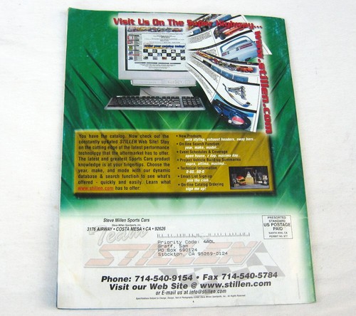 2002 STILLEN 300ZX Supra 240SX HKS Sports Car Racing Parts Tuner Turbo Catalog - Picture 12 of 12