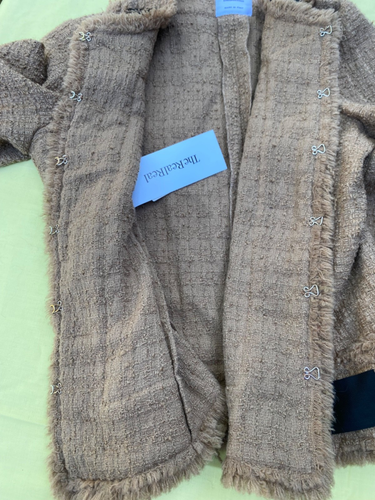 Moschino Cheap and Chic Tweed Ribbon Schurwolle Sakko Blazer 8 Italy Brunch - Bild 8 von 10