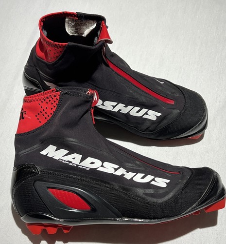 Madshus Race RPC Classic Nordic Cross Country Ski Boots Mens EU43 US 9.5 Black
