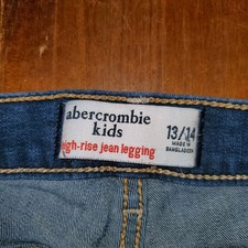 Abercrombie Kids Girls Size 13/14 Skinny Denim Blue Jeans Youth
