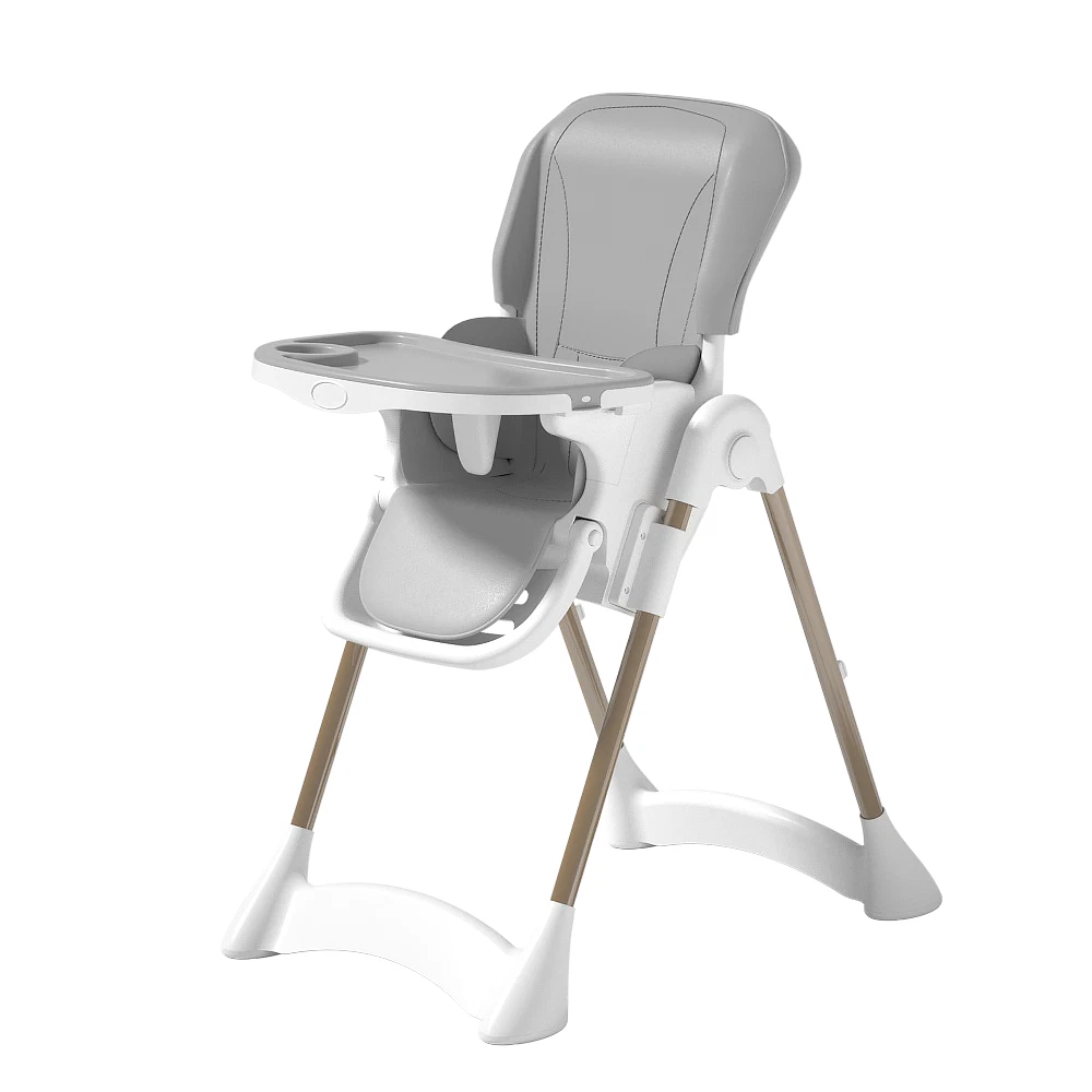 Baby Toddler Feeding High Chair Adjustable Height Recline Foldable Harness Grey
Opens in a new windo