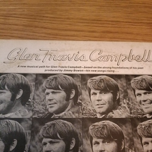 Glen Travis Campbell - Vinyl Record LP Album - 1972 EMI Records - E-SW 11117 - Picture 6 of 11