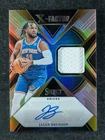 2023-24 Panini Select JALEN BRUNSON 1/125 Patch Auto Silver Prizm #XFS-BRU