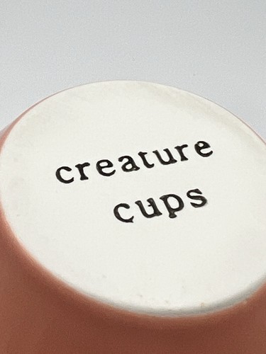Creature Tassen Rosa Keramiktasse mit versteckter Katze im Inneren 10 Unzen - Bild 2 von 7