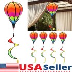 3D Hot Air Balloon Wind Spinner DIY Geometric Rotating Windmill Twister Hanging