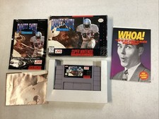 Emmitt Smith Football (SNES) CIB Manual Inserts And Poster Tested B