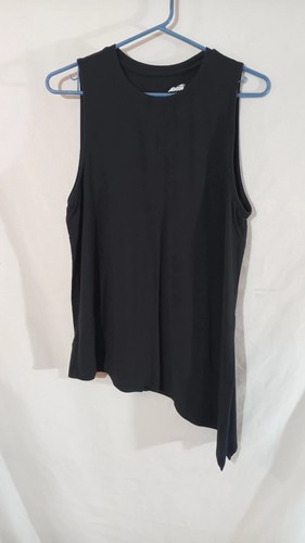 Camiseta sin mangas Avia Tie Side negra grande para mujer - Imagen 1 de 8