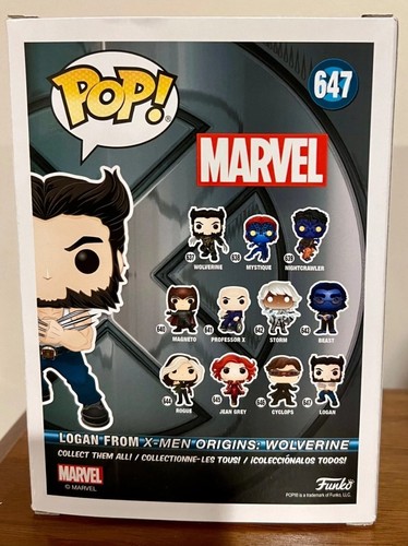 LOGAN (WOLVERINE) Funko POP! Marvel X-Men #647 20th Anniversary Figure NEW - Picture 3 of 4
