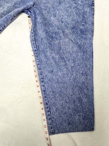Vintage Bill Blass Acid Wash Womens Size 18 Mom Jeans - Made In Hong Kong - Picture 10 of 11